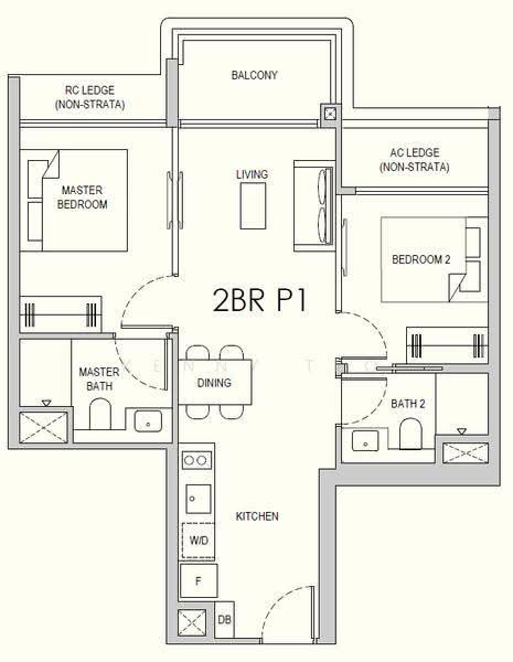 Lentor Gardens Residences, 68 Lentor Gardens, Mandai / Upper Thomson, 2 Bedrooms, 646 sqft, Apartment For Sale, by Kenny Teo, 500264431 - PropertyGuru.com.sg