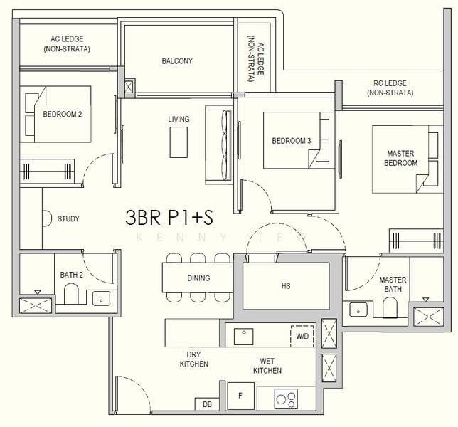 Lentor Gardens Residences, 68 Lentor Gardens, Mandai / Upper Thomson, 3 Bedrooms, 969 sqft, Apartment For Sale, by Kenny Teo, 500264432 - PropertyGuru.com.sg