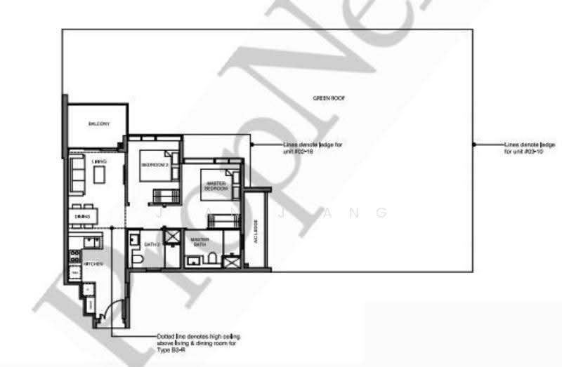 Leedon Green, 30 Leedon Heights, Tanglin / Holland / Bukit Timah, 2 Bedrooms, 700 sqft, Condominium For Sale, by Jean Jiang, 500264470 - PropertyGuru.com.sg