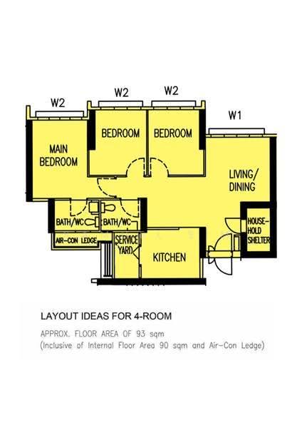 445B Clementi Avenue 3, 445B Clementi Avenue 3, Buona Vista / West Coast / Clementi New Town, 3 Bedrooms, 1,001 sqft, HDB Flat For Sale, by Samuel Sim, 500264525 - PropertyGuru.com.sg