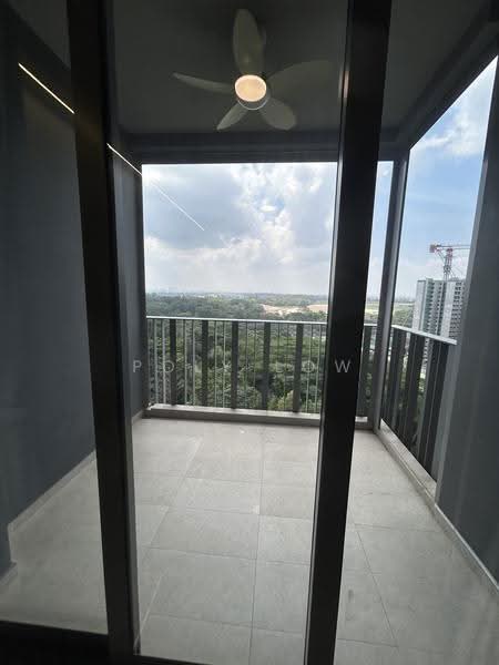 Parc Botannia, 10 Fernvale Street, Seletar / Yio Chu Kang, 3 Bedrooms, 785 sqft, Condominium For Rent, by Poly Low, 500264569 - Balcony with auto blinds - PropertyGuru.com.sg