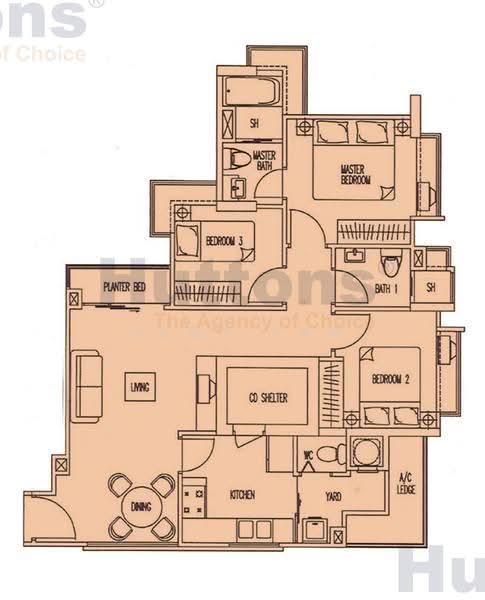 Eden Crest, 14 Eden Grove, Hougang / Punggol / Sengkang, 3 Bedrooms, 969 sqft, Condominium For Rent, by Dewi Tan, 500264589 - PropertyGuru.com.sg