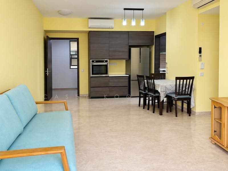 RiverTrees Residences, 29 Fernvale Close, Seletar / Yio Chu Kang, 2 Bedrooms, 850 sqft, Condominium For Rent, by Casey Koo 古家进, 500264613 - Living Room - PropertyGuru.com.sg