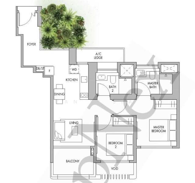 The Tre Ver, 62 Potong Pasir Avenue 1, Macpherson / Potong Pasir, 2 Bedrooms, 753 sqft, Condominium For Sale, by Tan Si Jia, 500264616 - PropertyGuru.com.sg