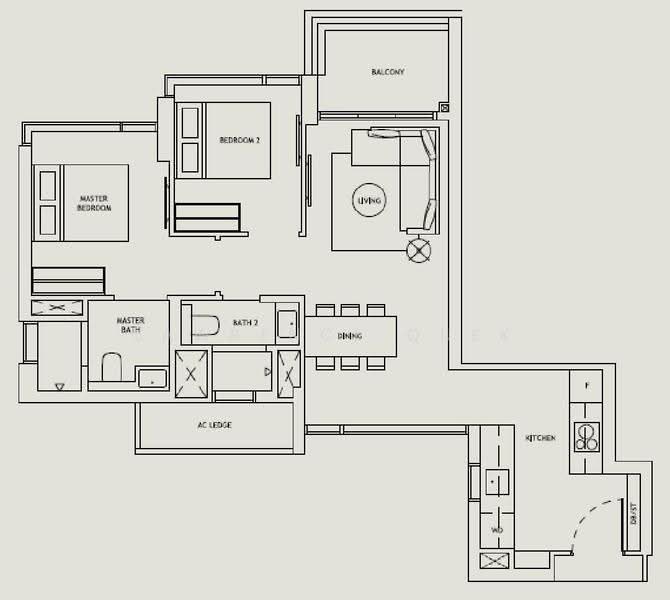 The Landmark, 173 Chin Swee Road, Alexandra / Commonwealth, 2 Bedrooms, 764 sqft, Condominium For Sale, by Lawrence Quek, 500264624 - PropertyGuru.com.sg