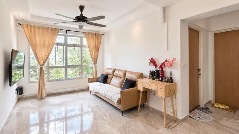 78 Dawson Road, 78 Dawson Road, Alexandra / Commonwealth, 3 Bedrooms, 947 sqft, HDB Flat For Rent, by Brendan Wong, 500264632 - Living Room - PropertyGuru.com.sg