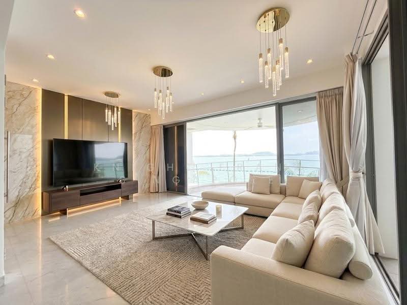 Seascape @ Sentosa Cove, 59 Cove Way, Harbourfront / Telok Blangah, 3 Bedrooms, 2,174 sqft, Apartment For Sale, by Karen, 500264653 - Living Room - PropertyGuru.com.sg