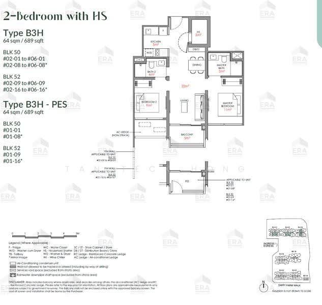 Narra Residences, 50, Dairy Farm / Bukit Panjang / Choa Chu Kang, 2 Bedrooms, 689 sqft, Condominium For Sale, by Tan Teck Hong, 500264661 - PropertyGuru.com.sg
