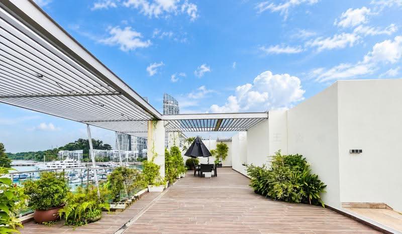 Caribbean at Keppel Bay, 46 Keppel Bay Drive, Harbourfront / Telok Blangah, 4 Bedrooms, 6,135 sqft, Condominium For Rent, by Ong Zi Ying 王姿穎, 500264702 - Open terrace - PropertyGuru.com.sg