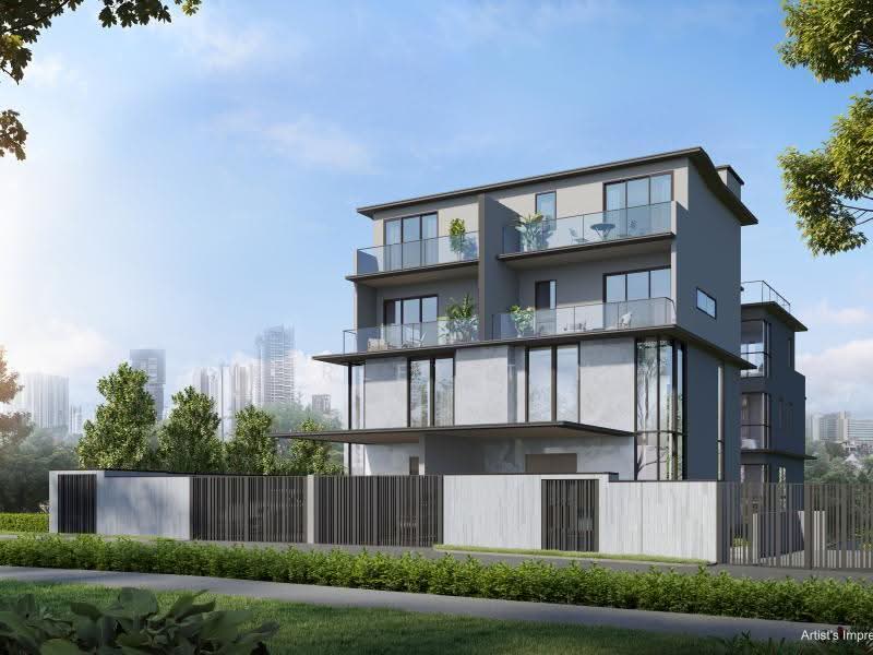 BRAND NEW SEMI-DETACHED @ CHANCERY HILL! FOUR UNITS! 1KM TO BARKER/SCGS! CALL ST @ 9623.4620, Newton / Novena, 8 Bedrooms, 6,560 sqft, Semi-Detached House For Sale, by Shirley Ting, 500264731 - Exterior - PropertyGuru.com.sg