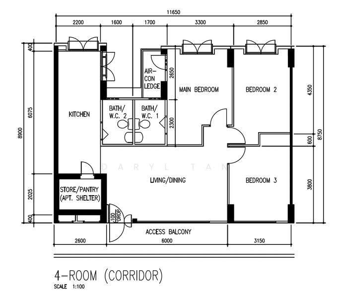 303A Anchorvale Link, 303A Anchorvale Link, Hougang / Punggol / Sengkang, 3 Bedrooms, 969 sqft, HDB Flat For Sale, by Daryl Tan, 500264775 - PropertyGuru.com.sg