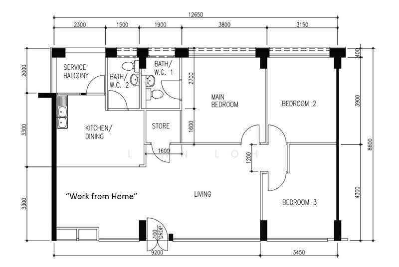 618 Choa Chu Kang North 7, 618 Choa Chu Kang North 7, Dairy Farm / Bukit Panjang / Choa Chu Kang, 3 Bedrooms, 1,151 sqft, HDB Flat For Sale, by Lynn Loh, 500264812 - PropertyGuru.com.sg