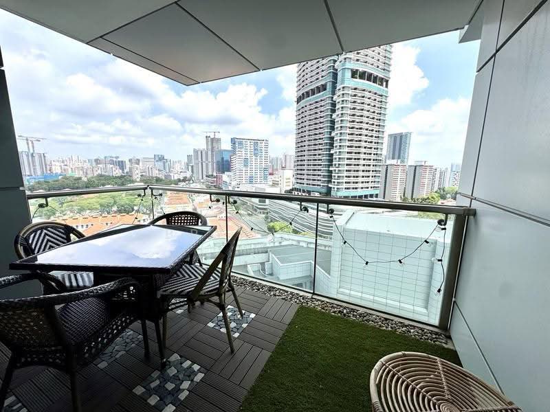 Concourse Skyline, 298 Beach Road, Beach Road / Bugis / Rochor, 1 Bedroom, 807 sqft, Condominium For Sale, by Bryan Lim, 500264855 - Balcony - PropertyGuru.com.sg