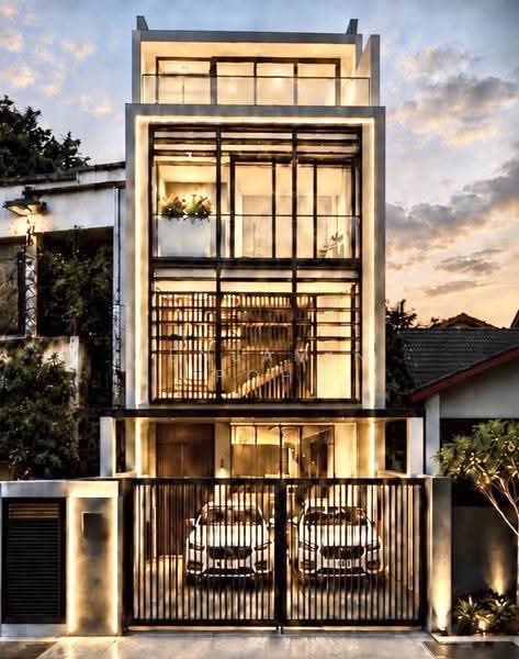 BRAND NEW TERRACE, 4 LEVELS WITH LIFT, 1KM TO SNGS!!, SEMIBAWANG HILLS ESTATE, Mandai / Upper Thomson, 6 Bedrooms, 5,100 sqft, Terraced House For Sale, by Benjamin Poh, 500264863 - Facade - PropertyGuru.com.sg