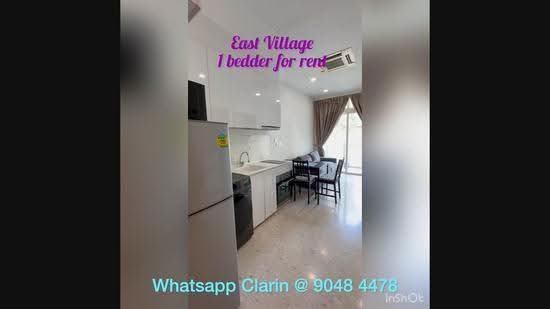 East Village, 430 Upper Changi Road, Bedok / Upper East Coast, 1 Bedroom, 409 sqft, Condominium For Rent, by Clarin Tan, 500264908 - PropertyGuru.com.sg