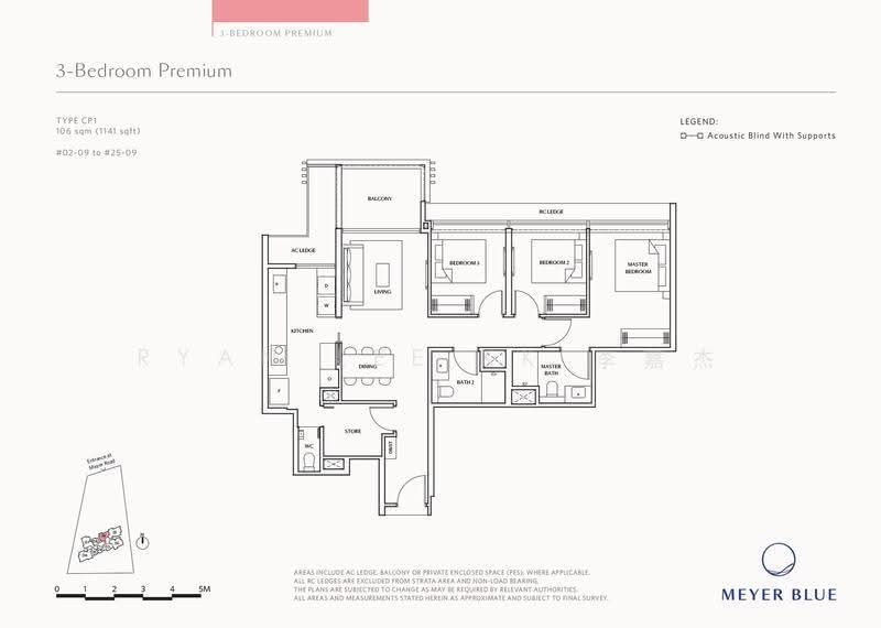 MEYER BLUE, 83 Meyer Road, East Coast / Marine Parade, 3 Bedrooms, 1,141 sqft, Condominium For Sale, by Ryan Lee KK 李嘉杰, 500264919 - PropertyGuru.com.sg