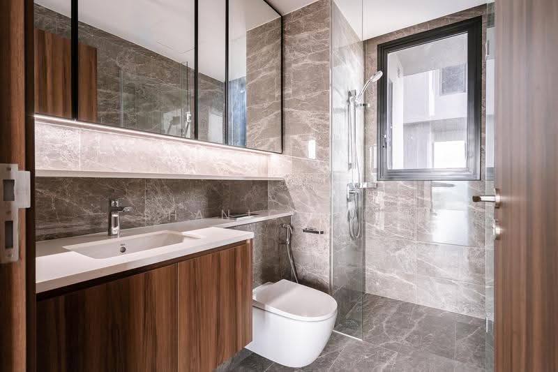Lentor Modern, 7 Lentor Central, Mandai / Upper Thomson, 3 Bedrooms, 1,109 sqft, Condominium For Sale, by Shanice Lim, 500265010 - Bathroom - PropertyGuru.com.sg