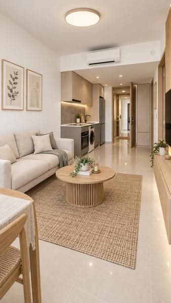 Verticus, 5 Jalan Kemaman, Balestier / Toa Payoh, 1 Bedroom, 441 sqft, Condominium For Sale, by Jennifer Ng, 500265120 - Artist Impression - Living Room - PropertyGuru.com.sg