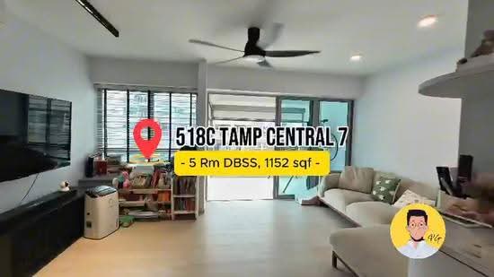 518C Tampines Central 7, 518C Tampines Central 7, Pasir Ris / Tampines, 3 Bedrooms, 1,152 sqft, HDB Flat For Sale, by Scott Loh, 500265140 - PropertyGuru.com.sg