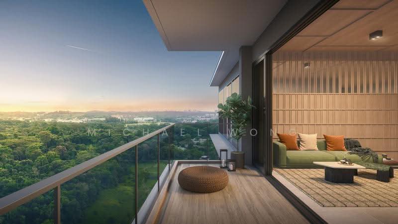 Nava Grove, 38 Pine Grove, Clementi Park / Upper Bukit Timah, 2 Bedrooms, 786 sqft, Condominium For Sale, by Michael Wong, 500265178 - Balcony - PropertyGuru.com.sg