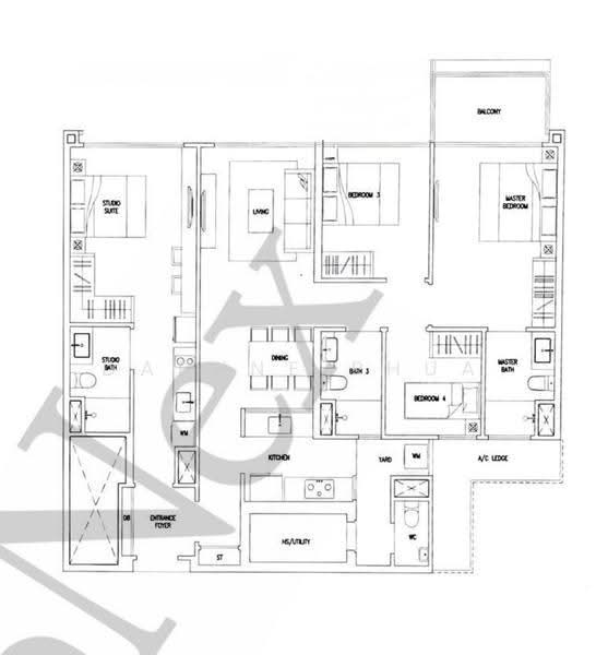 CityLife @ Tampines, 51 Tampines Central 7, Pasir Ris / Tampines, 4 Bedrooms, 1,378 sqft, Condominium For Rent, by Daphne Phua, 500265183 - Entrance - PropertyGuru.com.sg