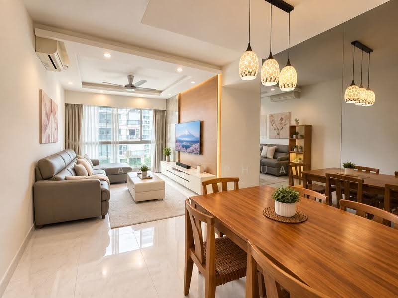 CityLife @ Tampines, 51 Tampines Central 7, Pasir Ris / Tampines, 4 Bedrooms, 1,378 sqft, Condominium For Rent, by Daphne Phua, 500265183 - Living Room - PropertyGuru.com.sg