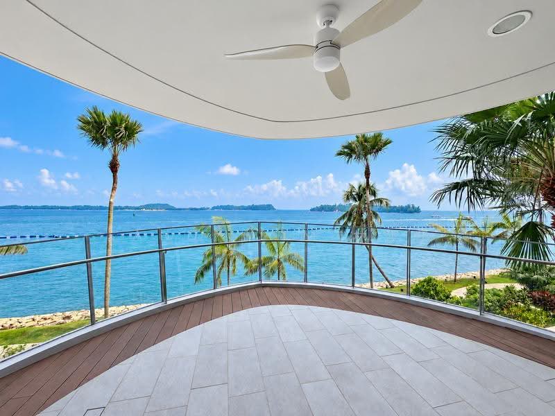 Seascape @ Sentosa Cove, 59 Cove Way, Harbourfront / Telok Blangah, 3 Bedrooms, 2,174 sqft, Condominium For Sale, by Sandy Lim 林莎莎, 500265233 - Balcony - PropertyGuru.com.sg