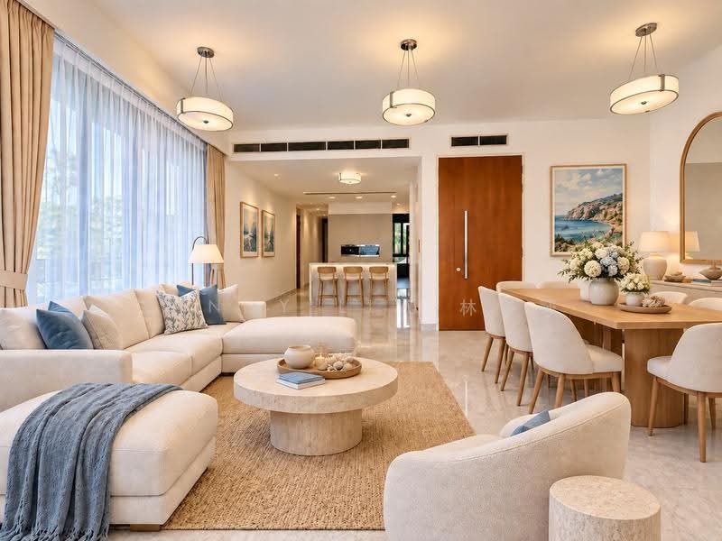 Seascape @ Sentosa Cove, 59 Cove Way, Harbourfront / Telok Blangah, 3 Bedrooms, 2,174 sqft, Condominium For Sale, by Sandy Lim 林莎莎, 500265233 - Living Room - PropertyGuru.com.sg