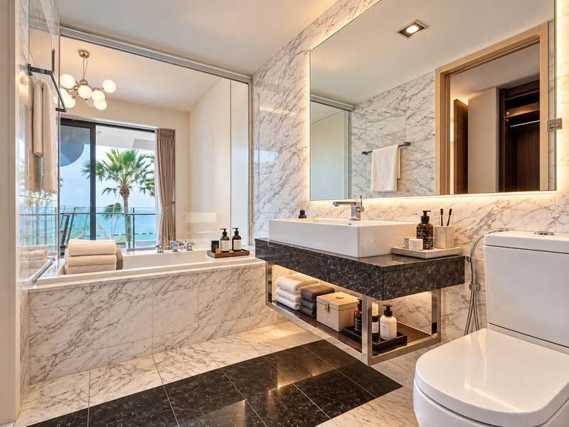 Seascape @ Sentosa Cove, 59 Cove Way, Harbourfront / Telok Blangah, 3 Bedrooms, 2,174 sqft, Condominium For Sale, by Sandy Lim 林莎莎, 500265233 - Bathroom - PropertyGuru.com.sg
