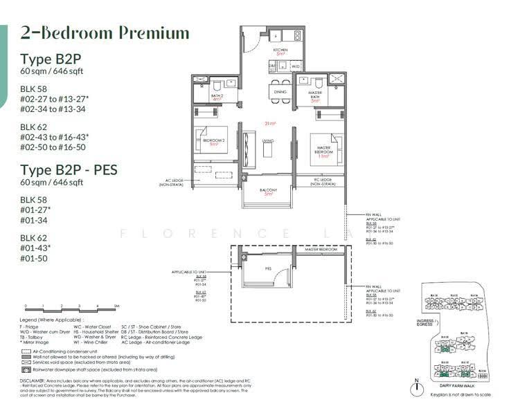 Narra Residences, 50, Dairy Farm / Bukit Panjang / Choa Chu Kang, 2 Bedrooms, 646 sqft, Condominium For Sale, by Florence Lai, 500265400 - PropertyGuru.com.sg