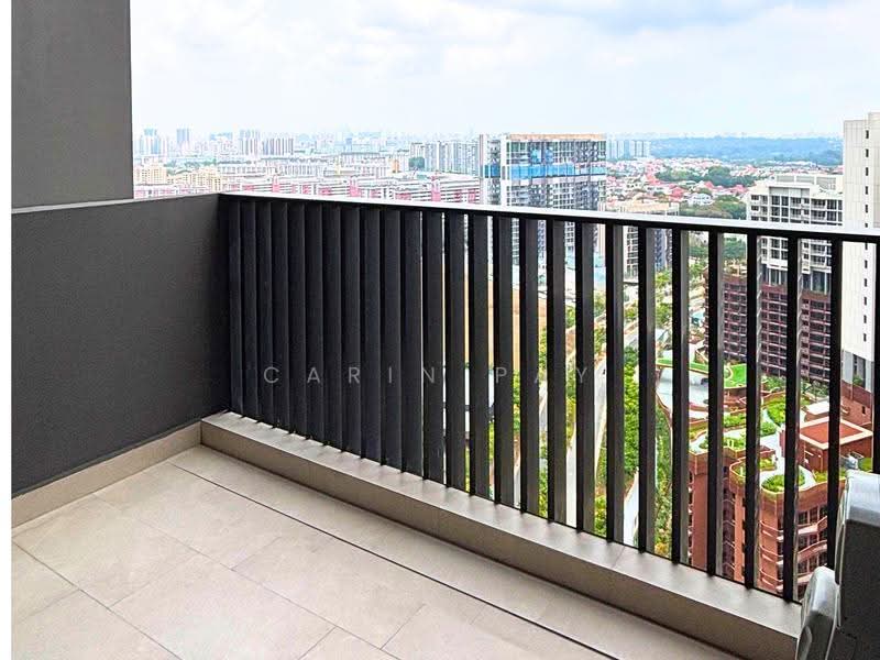 Lentor Modern, Lentor Central, Mandai / Upper Thomson, 2 Bedrooms, 732 sqft, Condominium For Sale, by Carin Pay, 500265408 - Balcony - PropertyGuru.com.sg