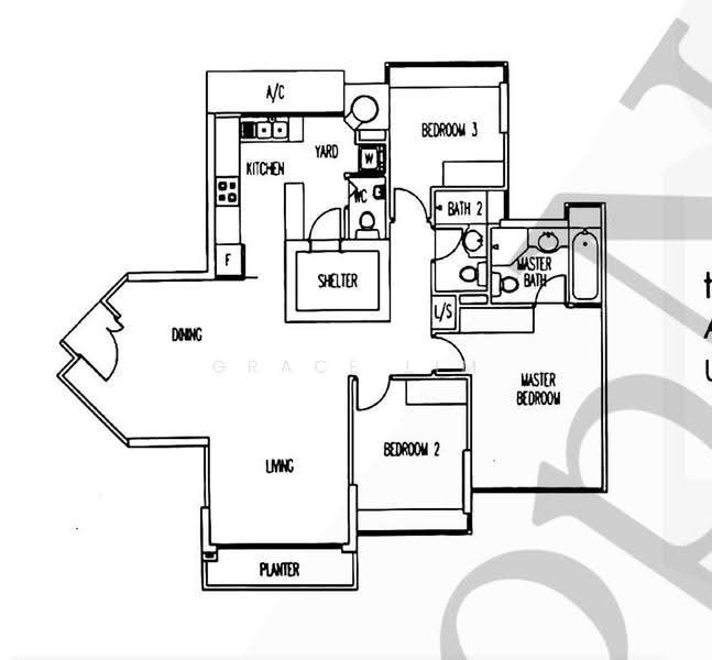 Le Crescendo, 233 Paya Lebar Road, Eunos / Geylang / Paya Lebar, 3 Bedrooms, 1,184 sqft, Condominium For Sale, by Grace Lim, 500265421 - PropertyGuru.com.sg
