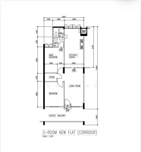 530 Bedok North Street 3, 530 Bedok North Street 3, Bedok / Upper East Coast, 2 Bedrooms, 732 sqft, HDB Flat For Sale, by Julie Ng, 500265461 - PropertyGuru.com.sg