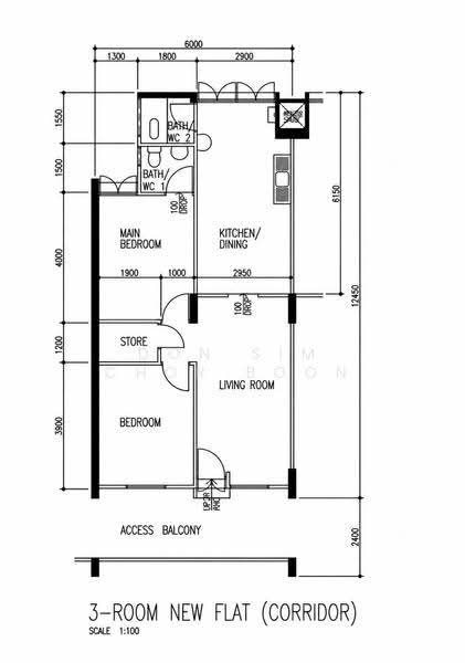 521 Bedok North Avenue 1, 521 Bedok North Avenue 1, Bedok / Upper East Coast, 2 Bedrooms, 721 sqft, HDB Flat For Sale, by Don Sim Chor Boon, 500265525 - PropertyGuru.com.sg