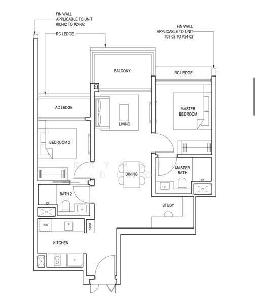 Pinetree Hill, 32 Pine Grove, Clementi Park / Upper Bukit Timah, 2 Bedrooms, 797 sqft, Condominium For Rent, by Raymond Ding, 500265545 - PropertyGuru.com.sg