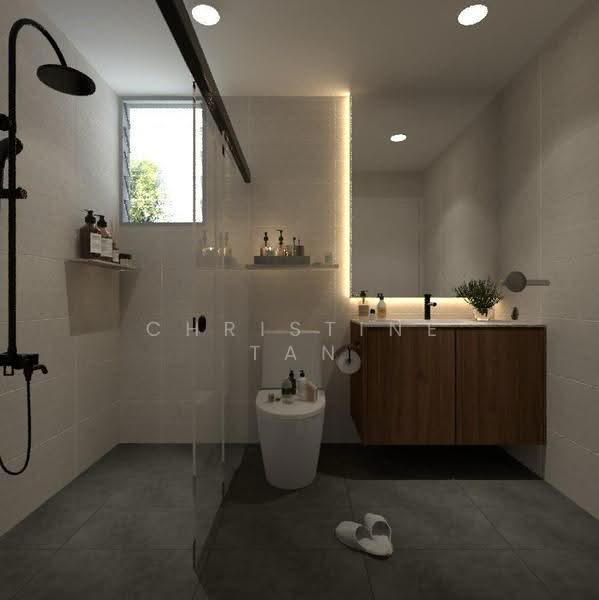 Landbay Condo, 9 Jalan Hajijah, Bedok / Upper East Coast, 2 Bedrooms, 990 sqft, Condominium For Rent, by Christine Tan, 500265557 - Master Bathroom - PropertyGuru.com.sg