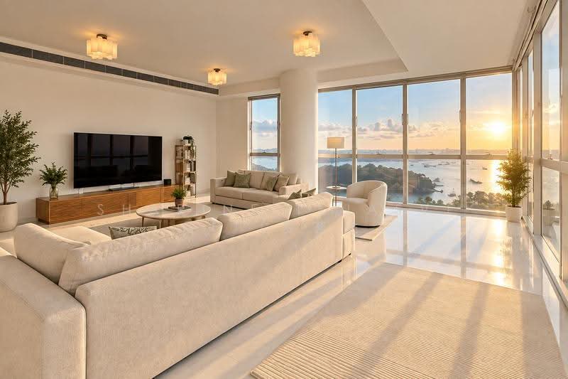 Reflections at Keppel Bay, 1 Keppel Bay View, Harbourfront / Telok Blangah, 4 Bedrooms, 2,465 sqft, Condominium For Sale, by Sharine Tejasvi Loh (罗茗之), 500265574 - Living Room - PropertyGuru.com.sg