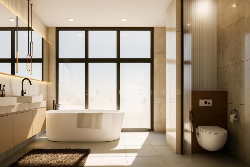 FREEHOLD SEMI-D BUILT UP $931 PSF | BRAND NEW | 8,376 SQFT BUILT UP | LIFT + POOL, Mandai / Upper Thomson, 9 Bedrooms, 8,346 sqft, Semi-Detached House For Sale, by Cheryl Chng Xue'Er 庄雪娥, 500265622 - Bathroom - PropertyGuru.com.sg