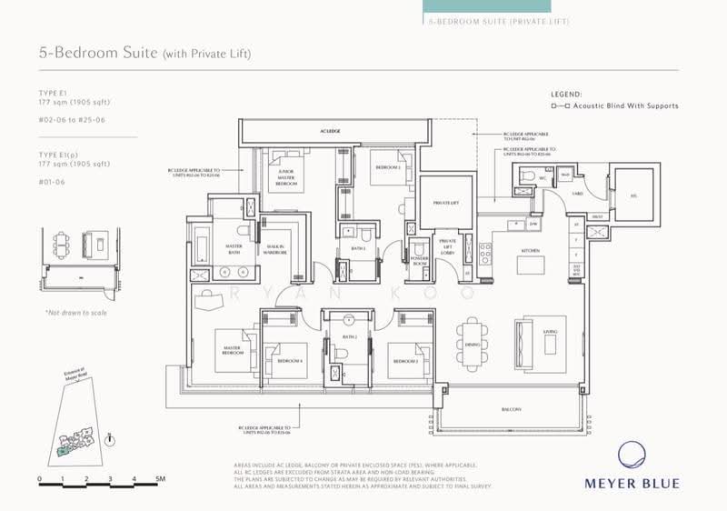MEYER BLUE, 83 Meyer Road, East Coast / Marine Parade, 5 Bedrooms, 1,905 sqft, Condominium For Sale, by Ryan Koo, 500265630 - Master Bedroom - PropertyGuru.com.sg