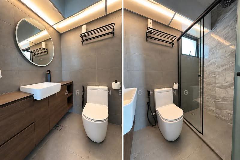 312C Clementi Avenue 4, 312C Clementi Avenue 4, Buona Vista / West Coast / Clementi New Town, 3 Bedrooms, 1,001 sqft, HDB Flat For Sale, by Sharlene Chang, 500265631 - Master Bathroom - PropertyGuru.com.sg