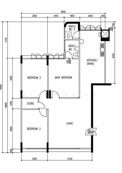 232 Hougang Avenue 1, 232 Hougang Avenue 1, Hougang / Punggol / Sengkang, 3 Bedrooms, 1,119 sqft, HDB Flat For Rent, by Matthias So, 500265688 - PropertyGuru.com.sg