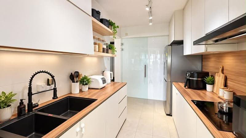 222A Bedok North Drive, 222A Bedok North Drive, Bedok / Upper East Coast, 3 Bedrooms, 990 sqft, HDB Flat For Sale, by Jared Yan, 500265725 - Kitchen - PropertyGuru.com.sg