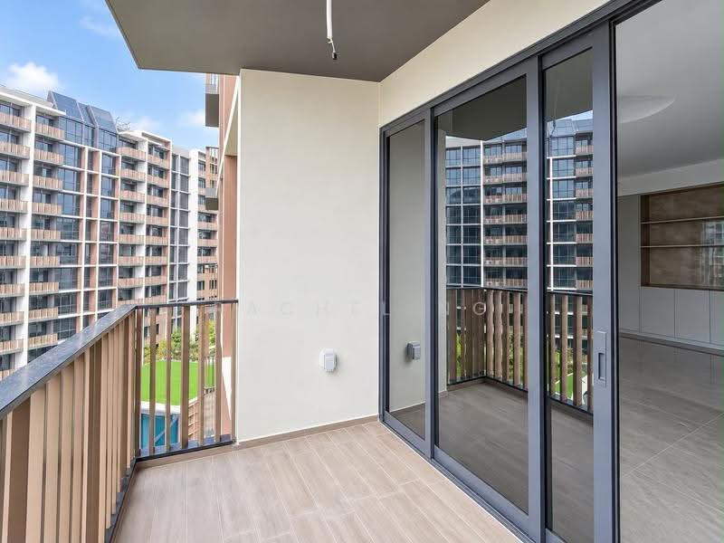 Norwood Grand, 8 Champions Way, Admiralty / Woodlands, 4 Bedrooms, 1,335 sqft, Condominium For Rent, by Rachel Ng, 500265736 - Balcony - PropertyGuru.com.sg