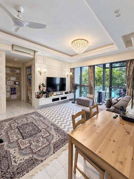 The Alps Residences, Tampines Avenue 10, Pasir Ris / Tampines, 3 Bedrooms, 1,066 sqft, Condominium For Sale, by Alexander Au, 500265739 - Living Room - PropertyGuru.com.sg
