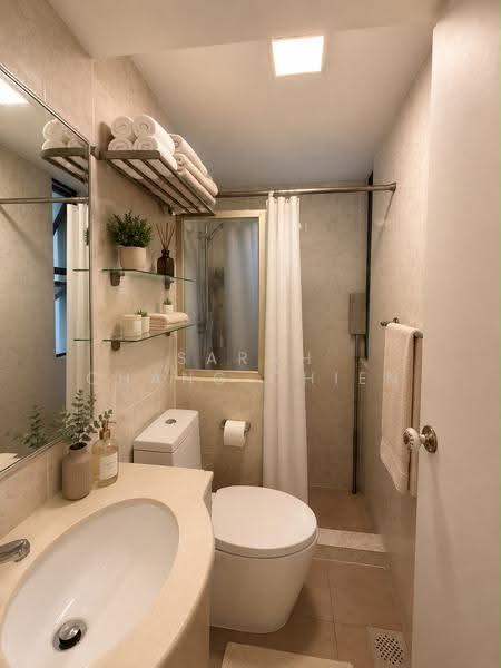 West Bay Condo, 56 West Coast Crescent, Buona Vista / West Coast / Clementi New Town, 2 Bedrooms, 850 sqft, Condominium For Sale, by Sarah Chang Chien, 500265806 - Bathroom - PropertyGuru.com.sg