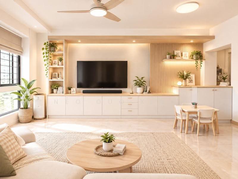 541 Bukit Panjang Ring Road, 541 Bukit Panjang Ring Road, Dairy Farm / Bukit Panjang / Choa Chu Kang, 3 Bedrooms, 1,302 sqft, HDB Flat For Sale, by Neo Guo Xing, 500265863 - Living Room - PropertyGuru.com.sg