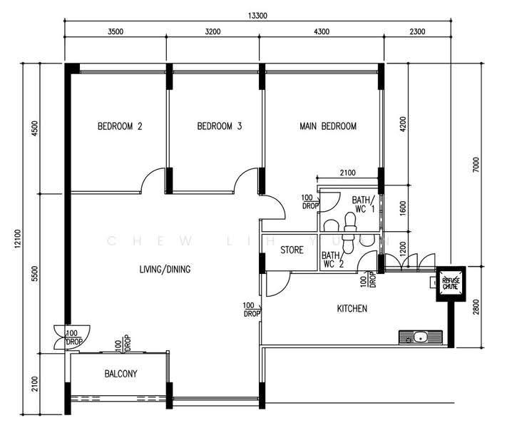 796 Yishun Ring Road, 796 Yishun Ring Road, Sembawang / Yishun, 3 Bedrooms, 1,367 sqft, HDB Flat For Sale, by Chew Lih Yuan, 500265872 - PropertyGuru.com.sg
