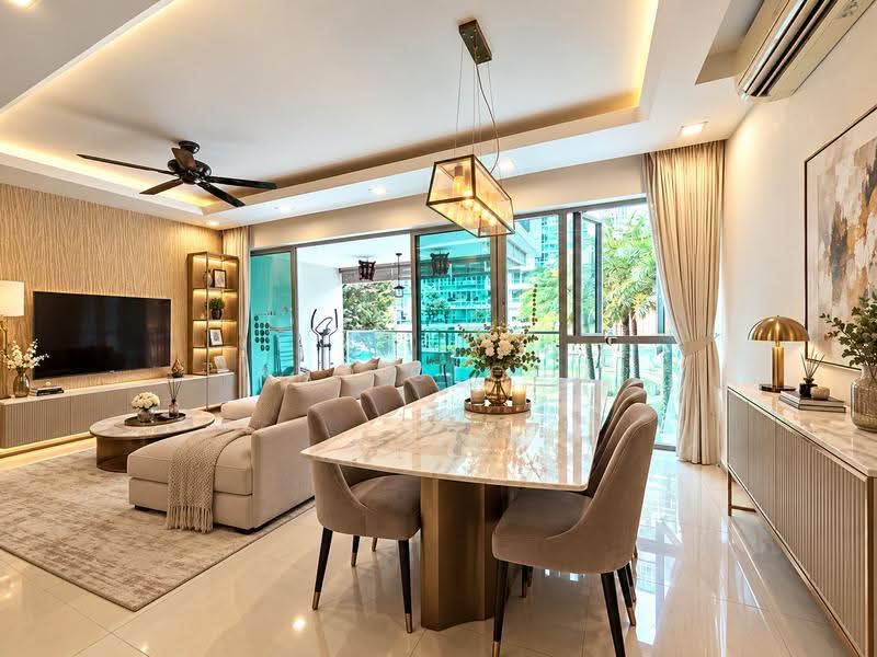 The Minton, 10B Hougang Street 11, Hougang / Punggol / Sengkang, 4 Bedrooms, 1,755 sqft, Condominium For Sale, by Kay Cloud, 500265919 - Living Room - PropertyGuru.com.sg