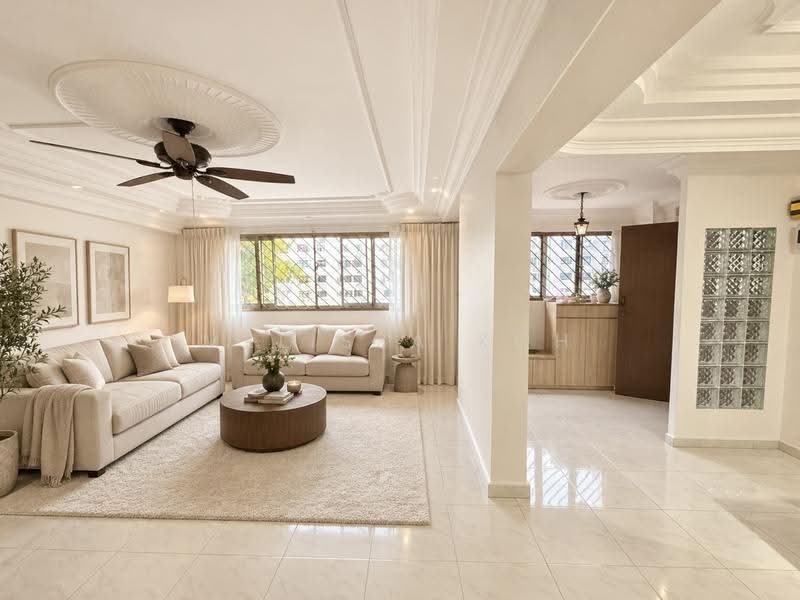 127 Simei Street 1, 127 Simei Street 1, Pasir Ris / Tampines, 3 Bedrooms, 1,302 sqft, HDB Flat For Sale, by Melissa Koh, 500265944 - Living Room - PropertyGuru.com.sg