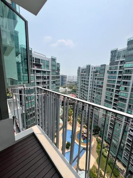 The Quintet, 38 Choa Chu Kang Street, Dairy Farm / Bukit Panjang / Choa Chu Kang, 3 Bedrooms, 1,259 sqft, Condominium For Sale, by Pick Yuen Liow, 500265948 - Balcony - PropertyGuru.com.sg